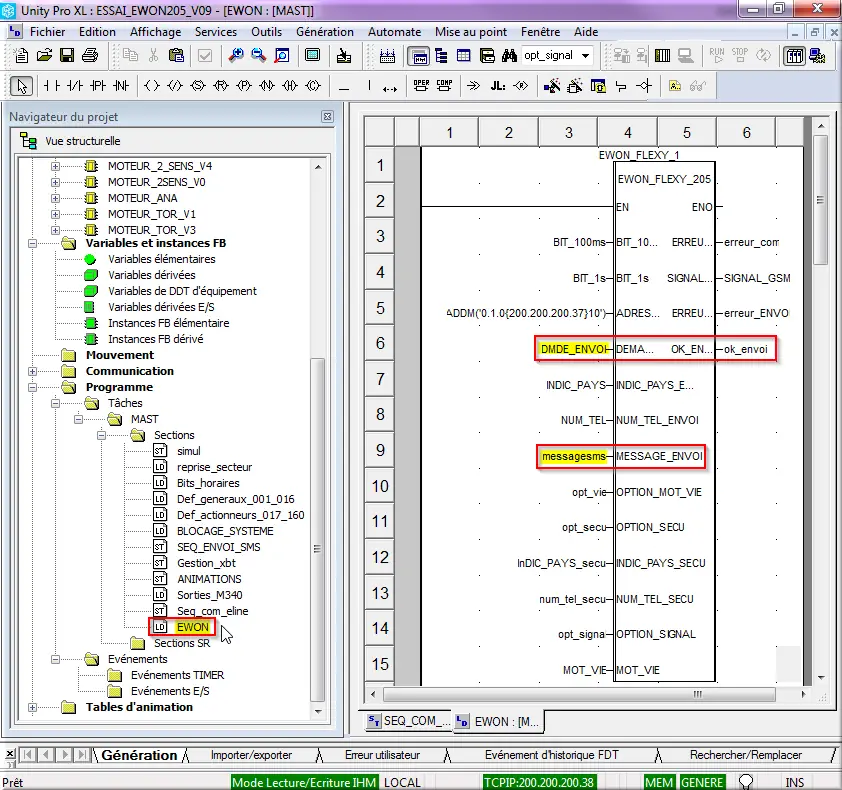 Configuration M340